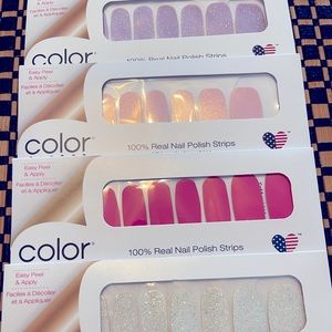 4 NIB Color Street Are You Madriding, Home Sleet Home, Glamsterdam, Alterego